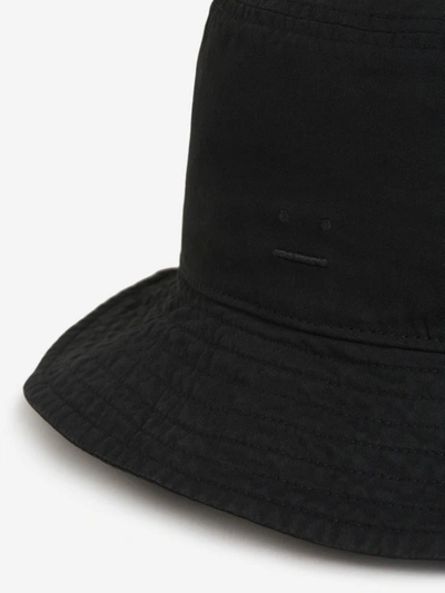 Shop Acne Studios Logo Patch Hat In Negre
