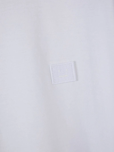 Shop Acne Studios Logo Patch T-shirt In White