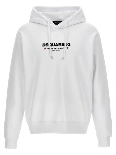 Shop Dsquared2 'porn In Canada' Hoodie In White