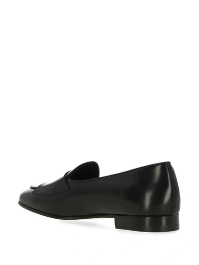 Shop Edhen Milano Edhen Flat Shoes In Black