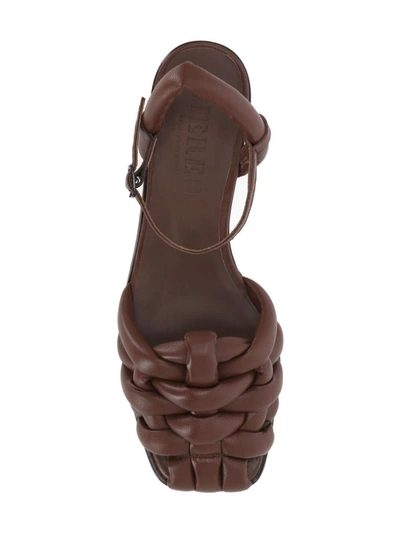 Shop Hereu Sandals In Cocoa