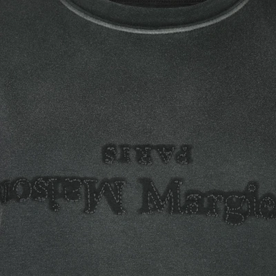 Shop Maison Margiela T-shirts And Polos In Washed Black