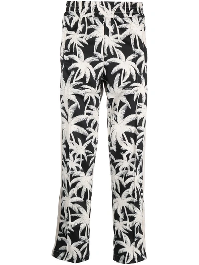 Shop Palm Angels Palm Track Pants In Black