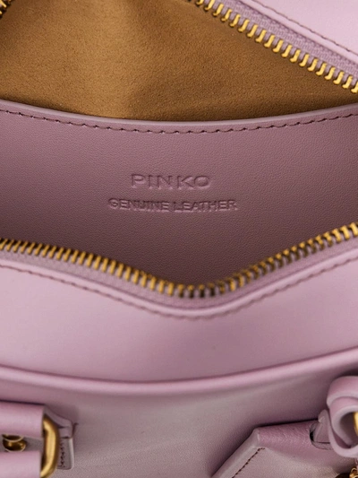 Shop Pinko 'bowling Bag' Handbag In Purple