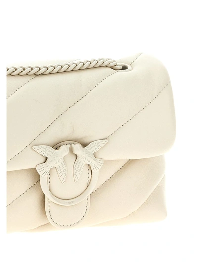 Shop Pinko 'love Puff Mini' Crossbody Bag In White