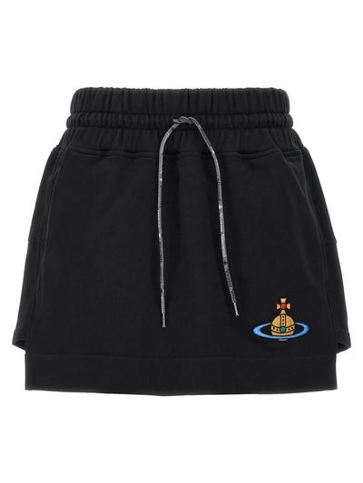 Shop Vivienne Westwood 'boxer' Mini Skirt In Black