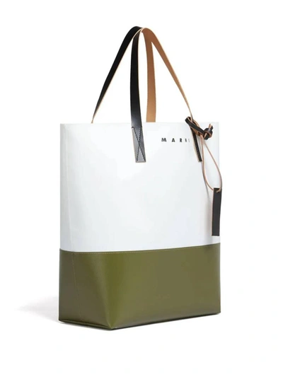Shop Marni Tribeca Shopper Bag In Multicolour