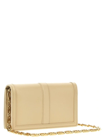 Shop Versace 'greca Goddess' Clutch In Beige