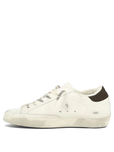 Shop Golden Goose 'super-star' White Nappa Leather Sneakers