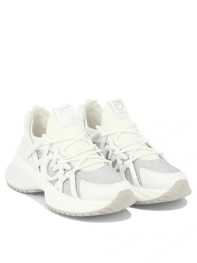 Shop Pinko Sneakers White/crystal