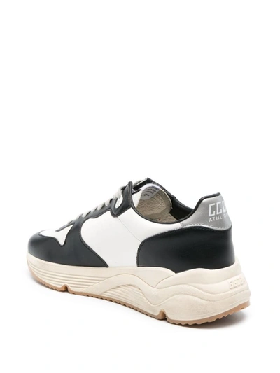 Shop Golden Goose Sneakers  "running" In White/black/red/silver