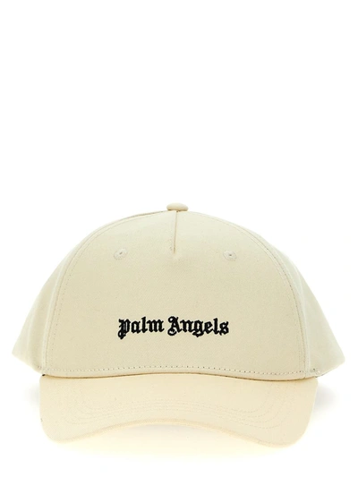 Shop Palm Angels 'classic Logo' Baseball Cap In White/black