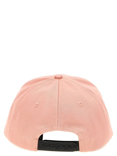 Shop Palm Angels 'classic Logo' Baseball Cap In Pink