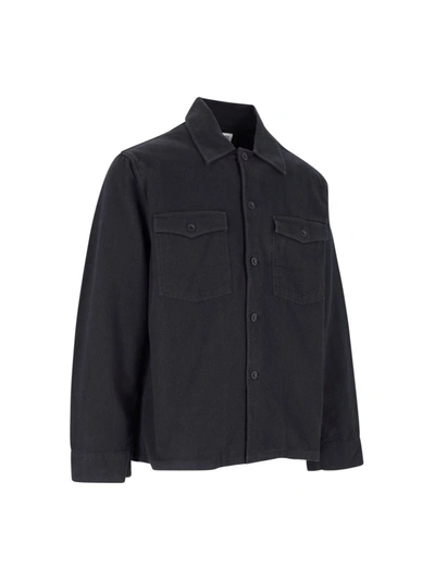 Shop Our Legacy "evening Coach" Overshirt In Black