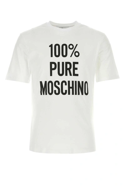 Shop Moschino T-shirts And Polos In White