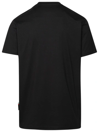 Philipp Plein Round Neck T-shirt Smile Patch In Black