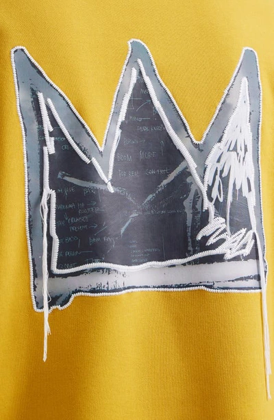 Shop Lee X Basquiat Cotton Graphic Sweatshirt In Tawny Olive