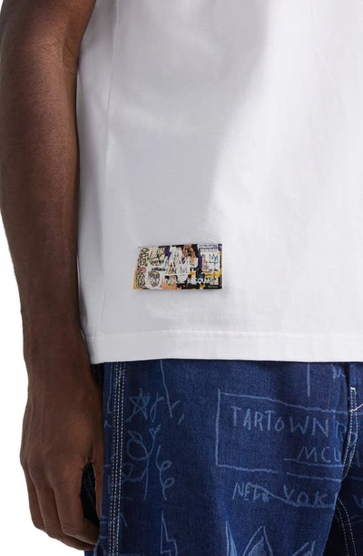 Shop Lee X Basquiat Cotton Graphic T-shirt In White