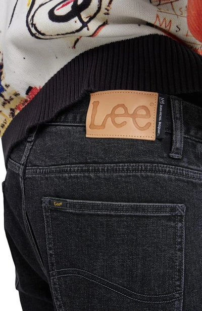 Shop Lee X Basquiat Slim Fit Jeans In Black Shade