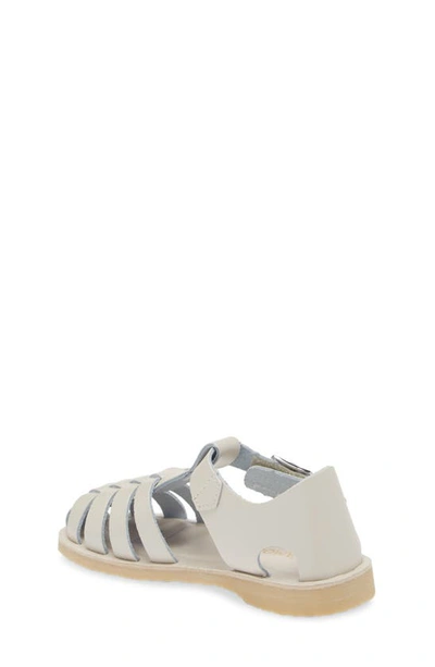 Shop L'amour Kids' Ashton Fisherman Sandal In Light Stone