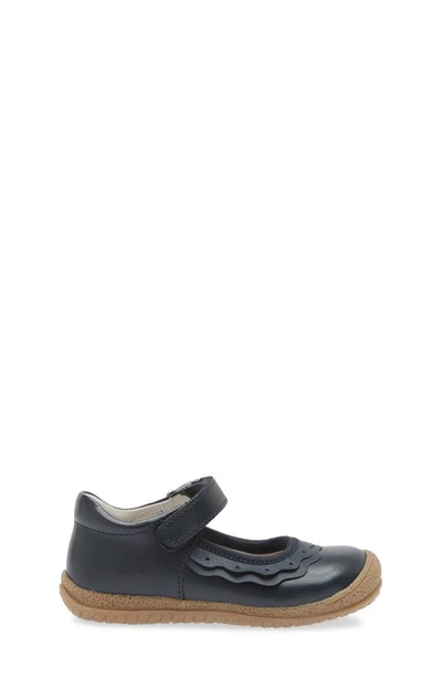L'amour Kids' Paige Ruffle Mary Jane In Navy