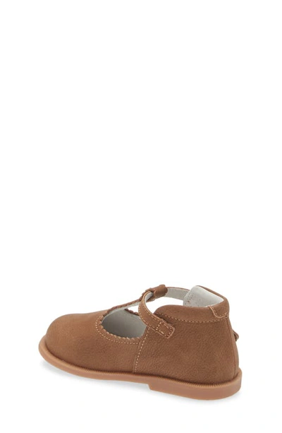 L'amour Kids' Louise T-strap Shoe In Chestnut