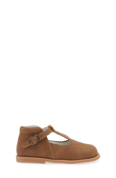 L'amour Kids' Louise T-strap Shoe In Chestnut