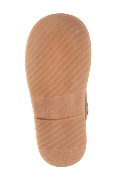L'amour Kids' Louise T-strap Shoe In Chestnut