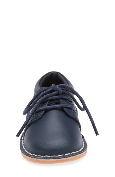 Shop L'amour Tyler Lace-up Shoe In Navy