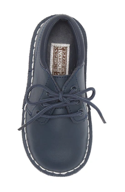 Shop L'amour Tyler Lace-up Shoe In Navy