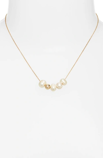 Shop Set & Stones Portia Necklace In Gold