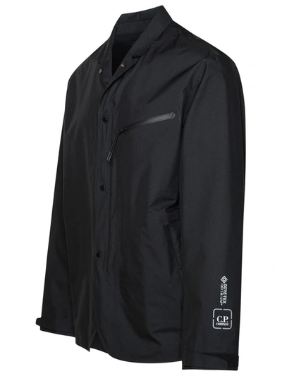 C.p. Company 'goretex' Black Nylon Blazer Men In Black