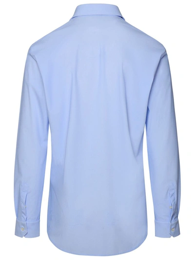 Shop Brian Dales Light Blue Recycled Nylon Blend Shirt