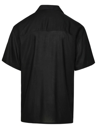 Shop Vision Of Super Black Viscose Shirt