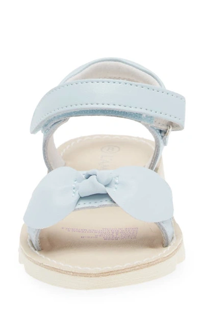 Shop L'amour Kids' Leigh Bow Sandal In Light Blue