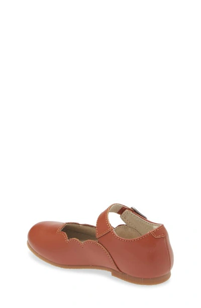 Shop L'amour Kids' Sonia Mary Jane Flat In Cognac