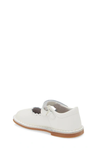 Shop L'amour Caitlin Scallop Mary Jane In Off White