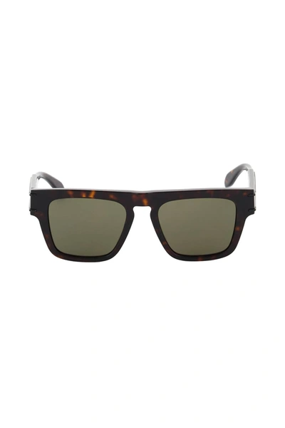 Shop Alexander Mcqueen Tortoiseshell Sunglasses
