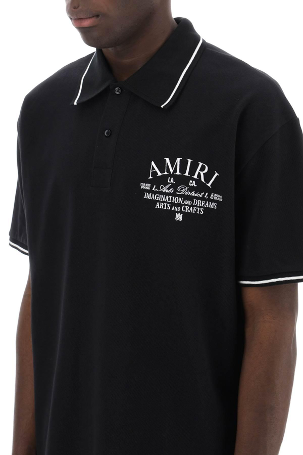 Amiri Arts District Piqué Polo