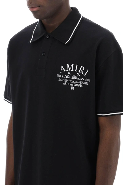 Shop Amiri Arts District Polo Shirt