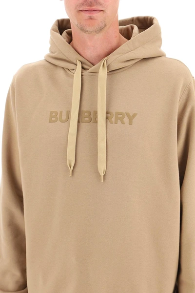 Shop Burberry Logo Print Ansdell Hoodie