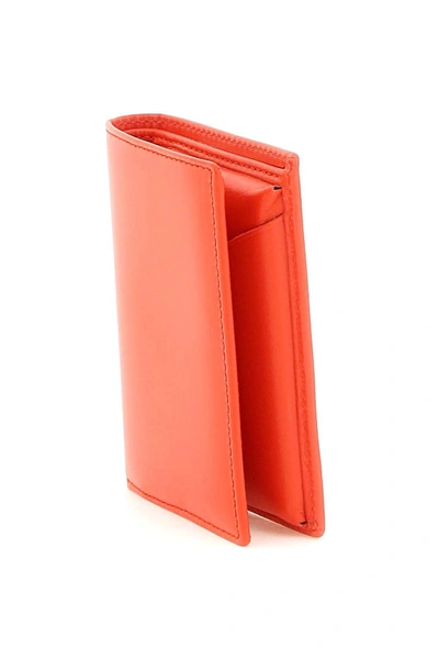 Shop Comme Des Garçons Comme Des Garcons Wallet Leather Small Bi Fold Wallet