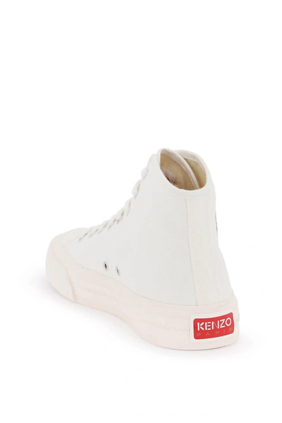 Shop Kenzo Canvas High Top Sneakers