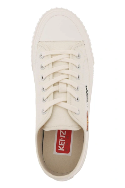 Shop Kenzo Canvas School Sneakers