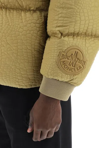 Shop Moncler X Roc Nation By Jay-z Moncler X Roc Nation By Jay Z Centaurus Croco Embossed Puffer Jacket