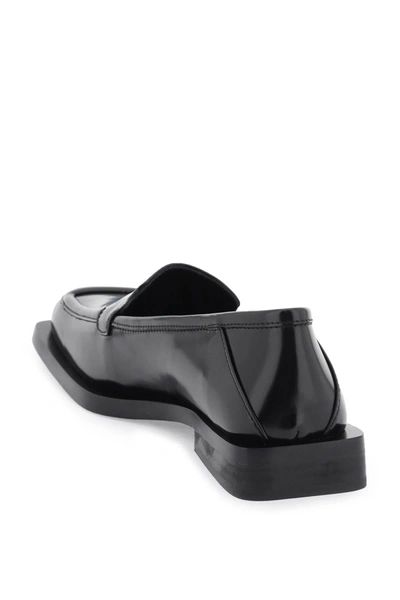 Attico Micol Asymmetric-toe Leather Loafers