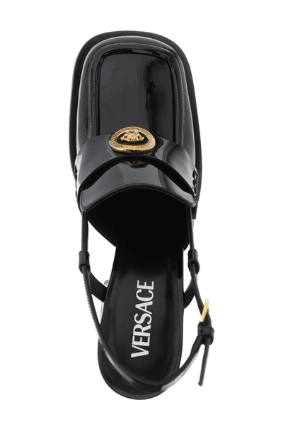 Shop Versace Patent Leather Pumps Loafers