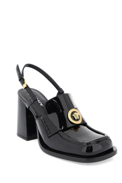 Shop Versace Patent Leather Pumps Loafers
