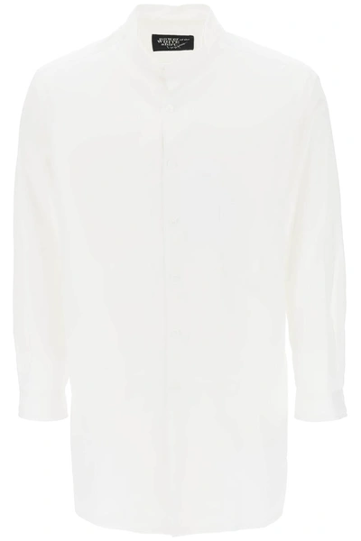 Shop Yohji Yamamoto Layered Longline Shirt