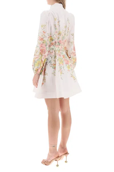 Shop Zimmermann Matchmaker Floral Mini Dress